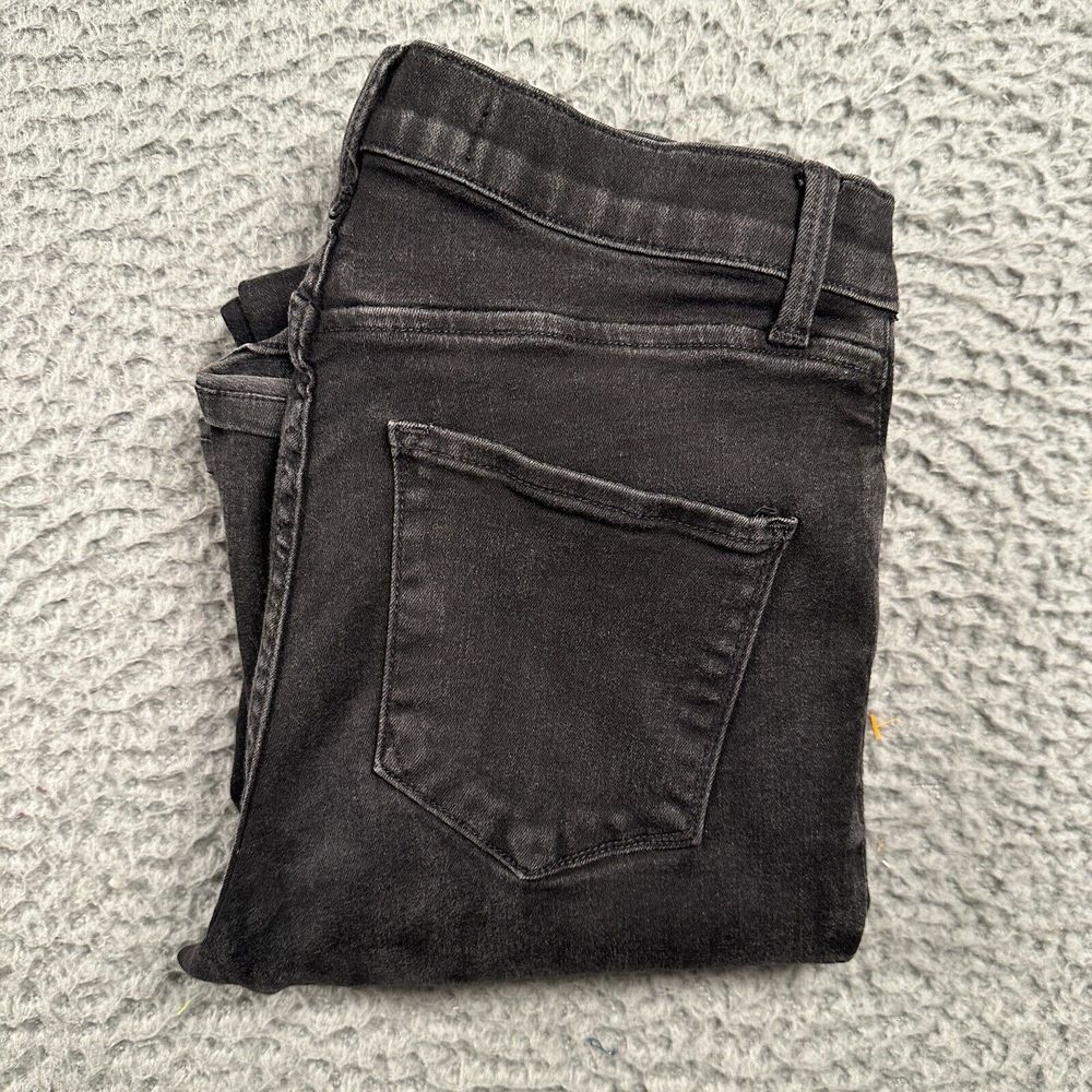 Ayr Wild Bell Jeans Womens 27(26 FIts) Black Flare Leg Bell Bottom Dark Wash